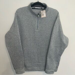 PETER MILLAR CROWN FLEECE QUARTER ZIP MF21K60 MENS XXL PERFORMANCE COMFORT GOLF